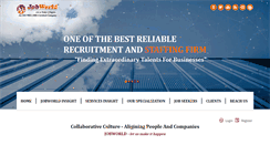 Desktop Screenshot of jobworldindia.com